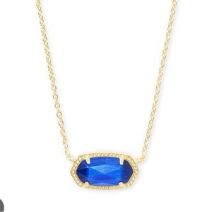 Cobalt kendra scott elisa necklace